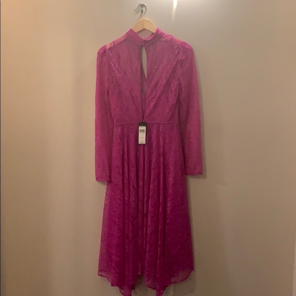 BRAND NEW w/tags BCBGMAXAZRIA Lace Midi Dress